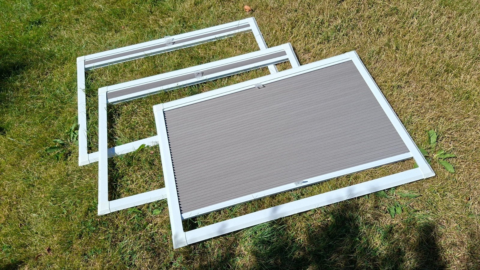 3x Voorzet Plissé Frames - 90,5x62 cm, Ophalen, 80 tot 100 cm, Overige typen, Minder dan 200 cm