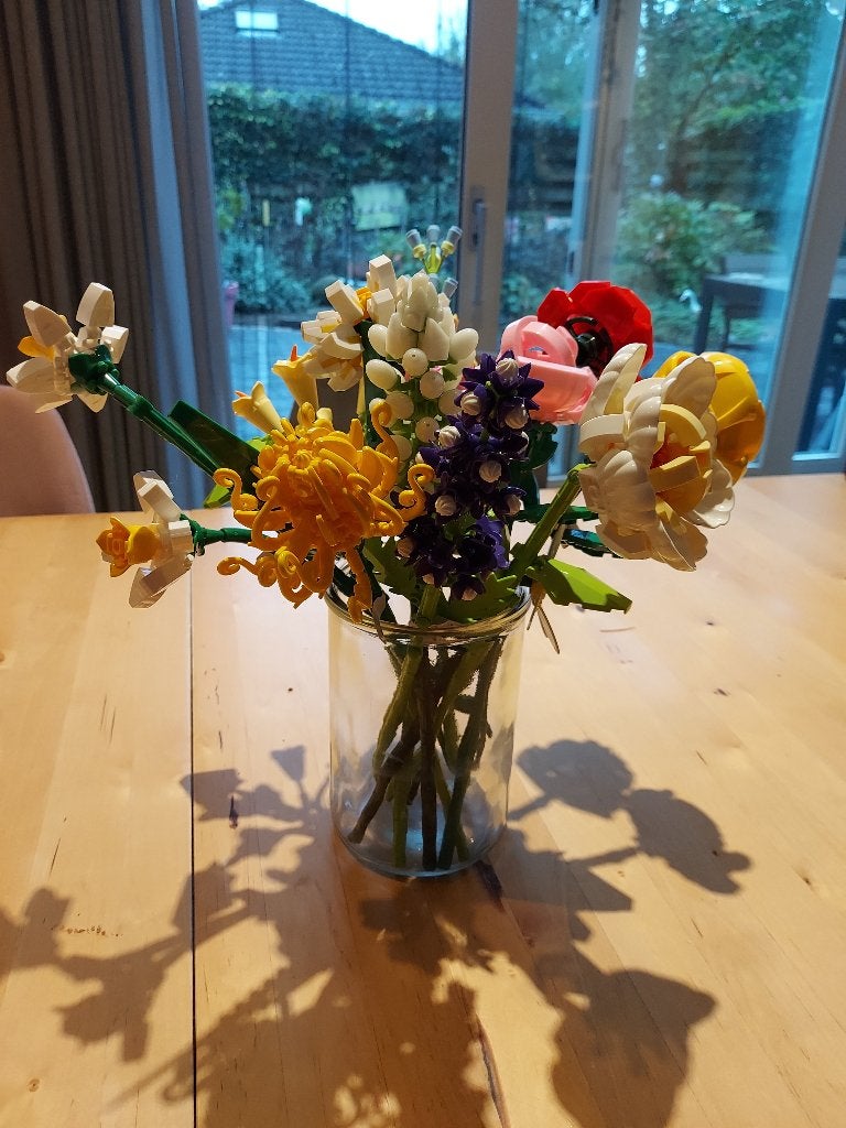 Bloemen van bouwblokjes, Ophalen of Verzenden, Zo goed als nieuw, Overige merken