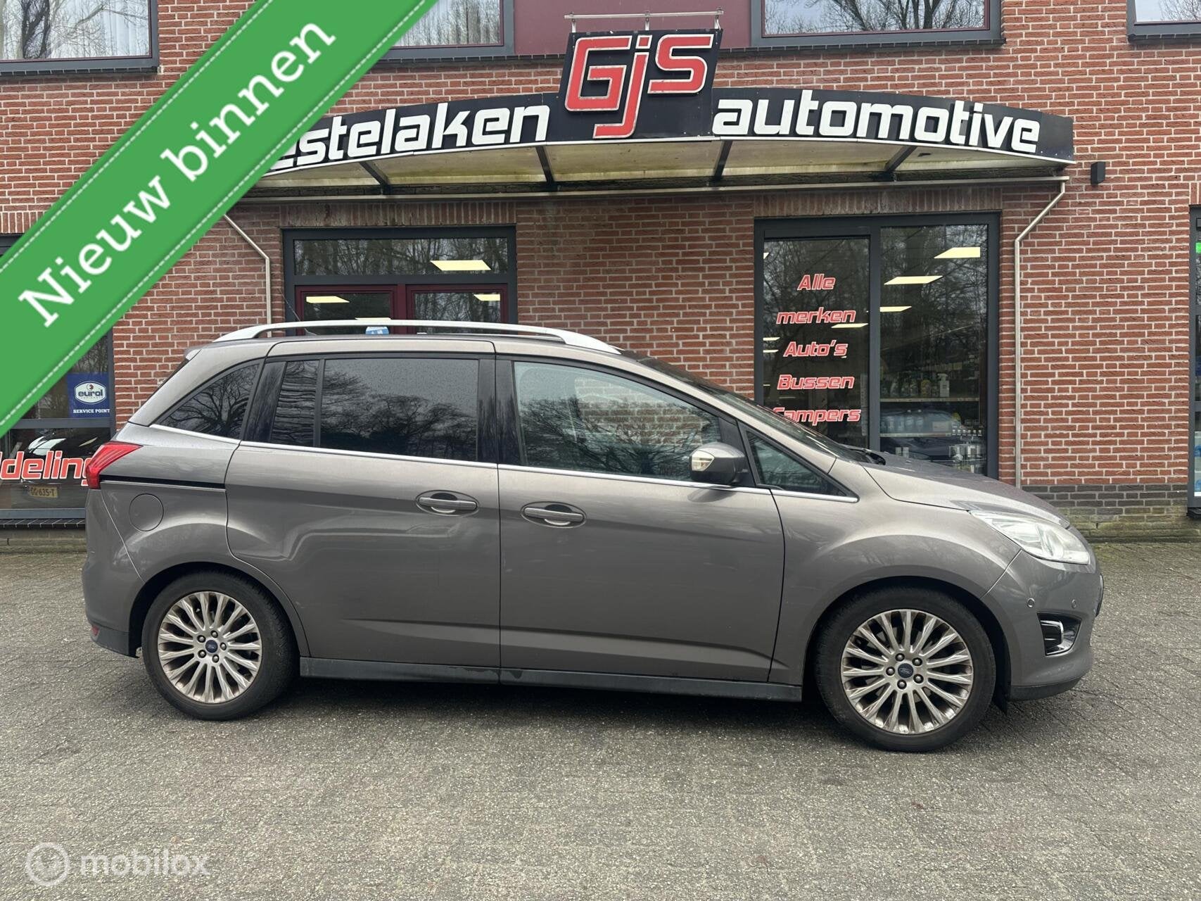 Ford Grand C-Max 1.0 Titanium 7p., Auto's, Voorwielaandrijving, 125 pk, Gebruikt, Bruin