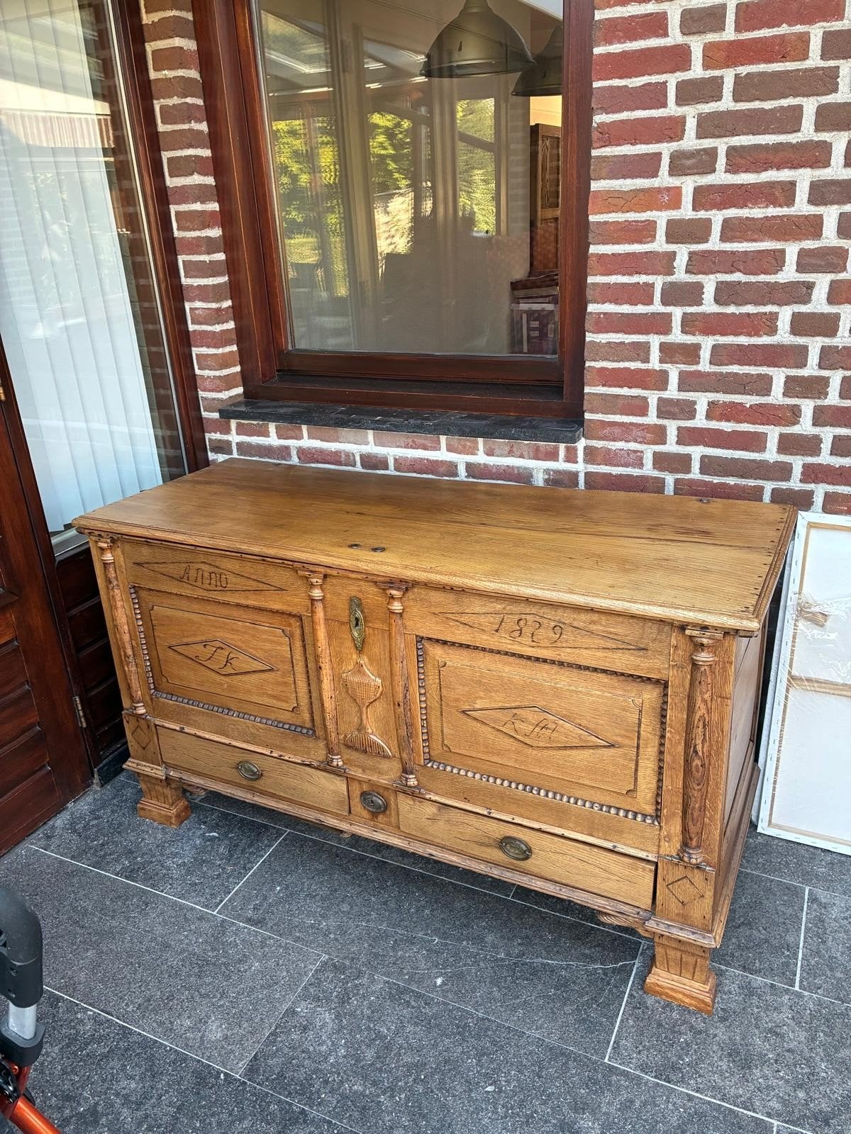 Eikenhouten kasten (verschillende soorten), Ophalen, Zo goed als nieuw, 50 tot 75 cm