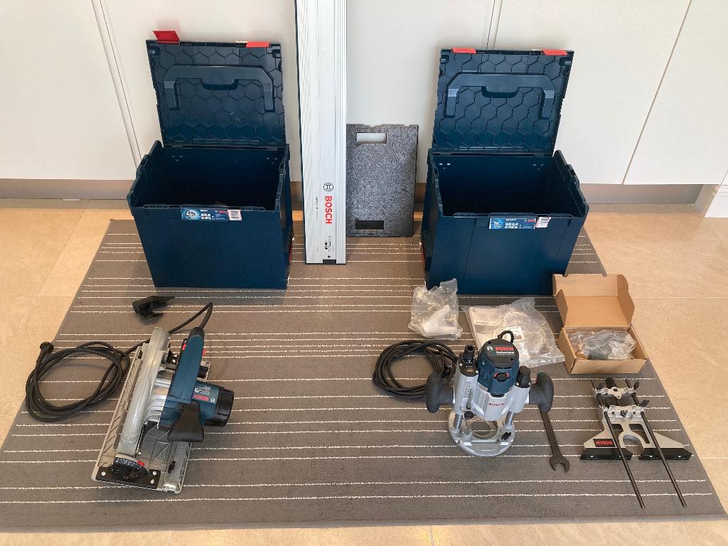 Bosch Professional Cirkelzaag GKS 85 G | L-Boxx | Lineaal, Ophalen, Cirkelzaag, 70 mm of meer, Zo goed als nieuw