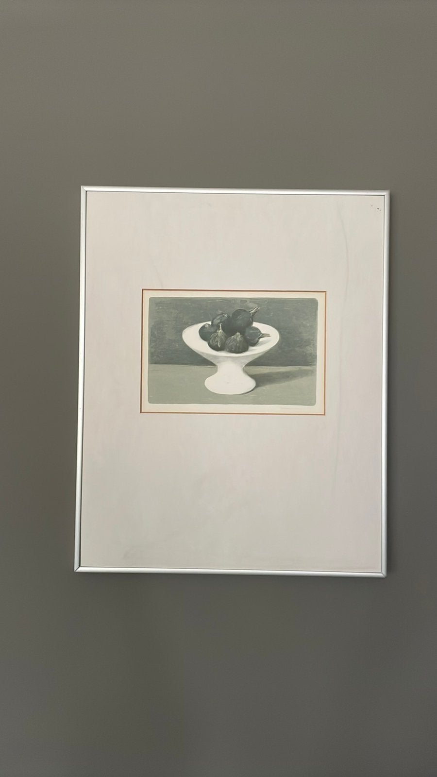 Litho ‘ Stilleven’ van Mart Kempers, Ingelijst, 1950 - 1999, Ophalen of Verzenden, 50 cm