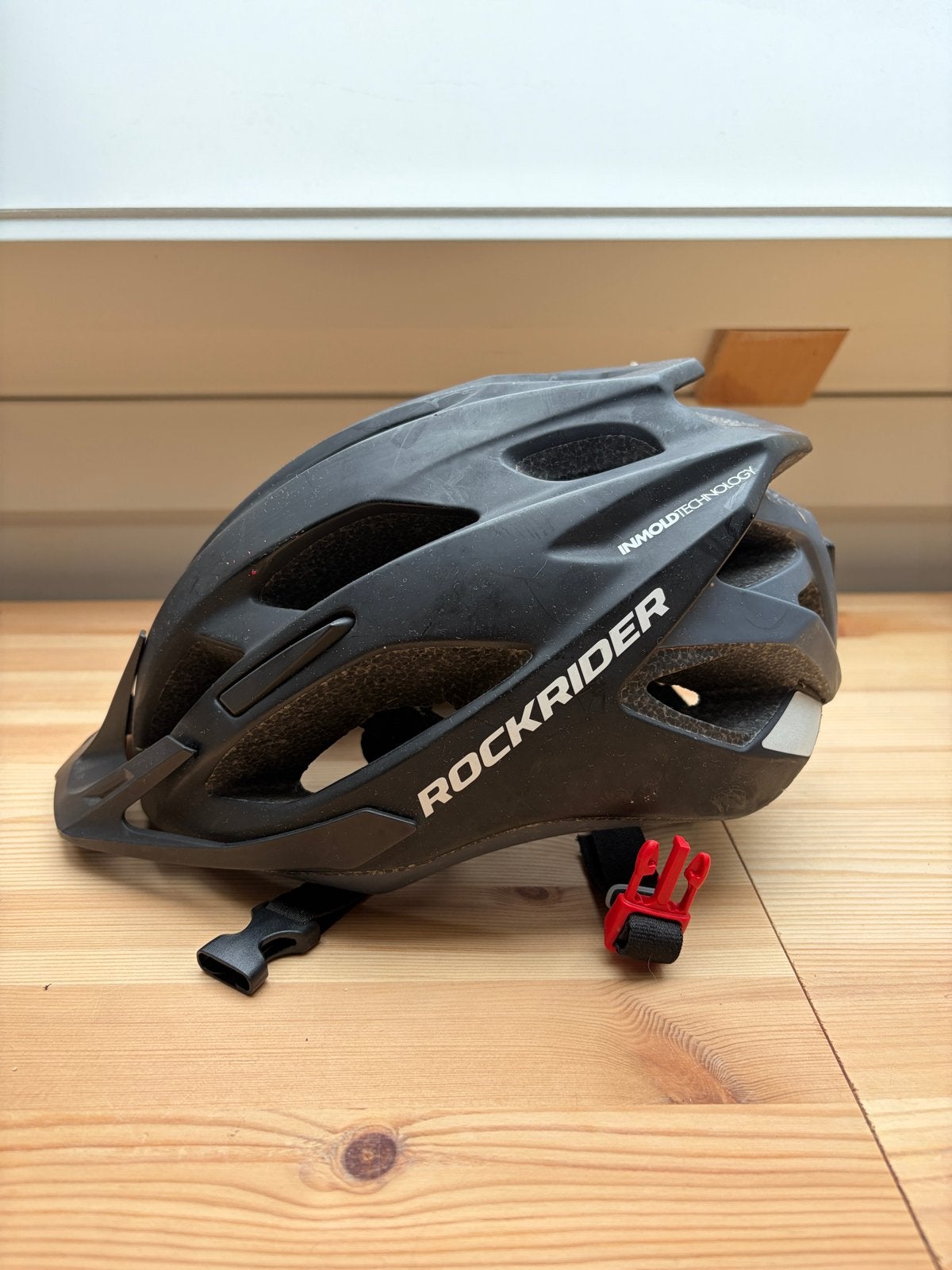 Rockrider Fietshelm - Zwart - Maat M, Ophalen of Verzenden, Zo goed als nieuw, M, Heer of Dame