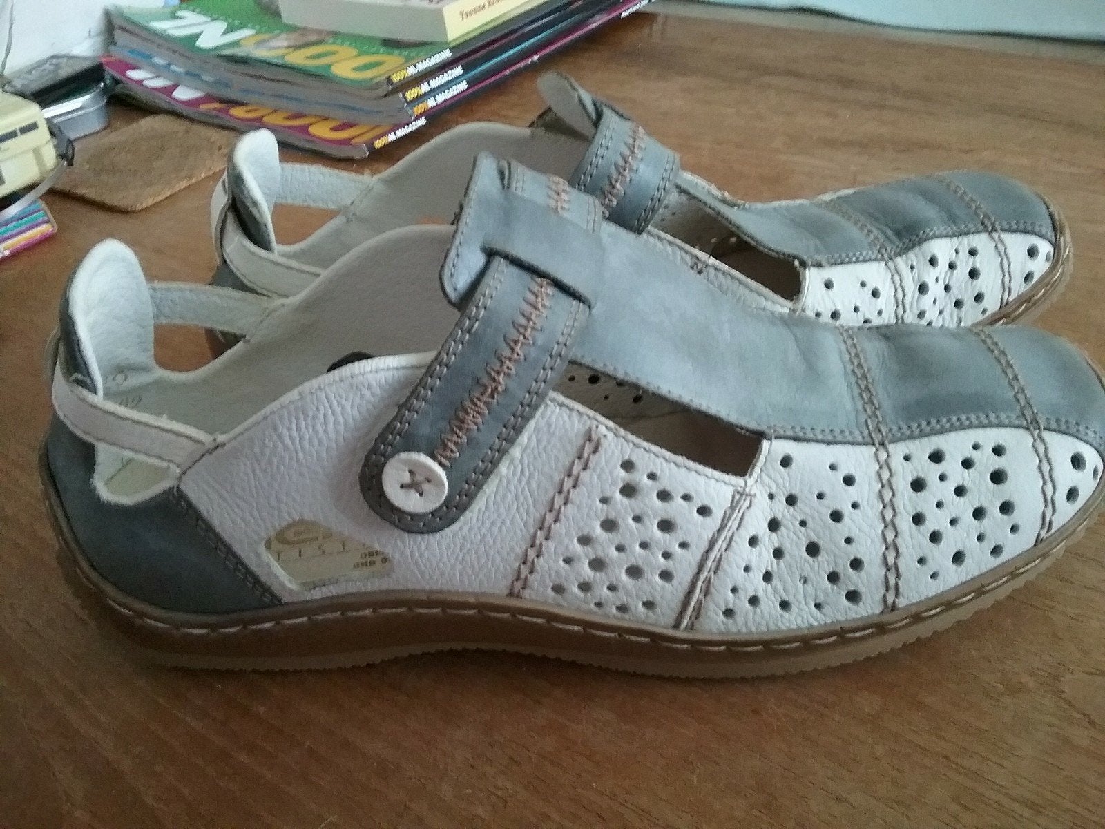 RIEKER ANTISTRESS MAAT 40, Kleding | Dames, Schoenen, Ophalen of Verzenden, Zo goed als nieuw, Blauw, Instappers
