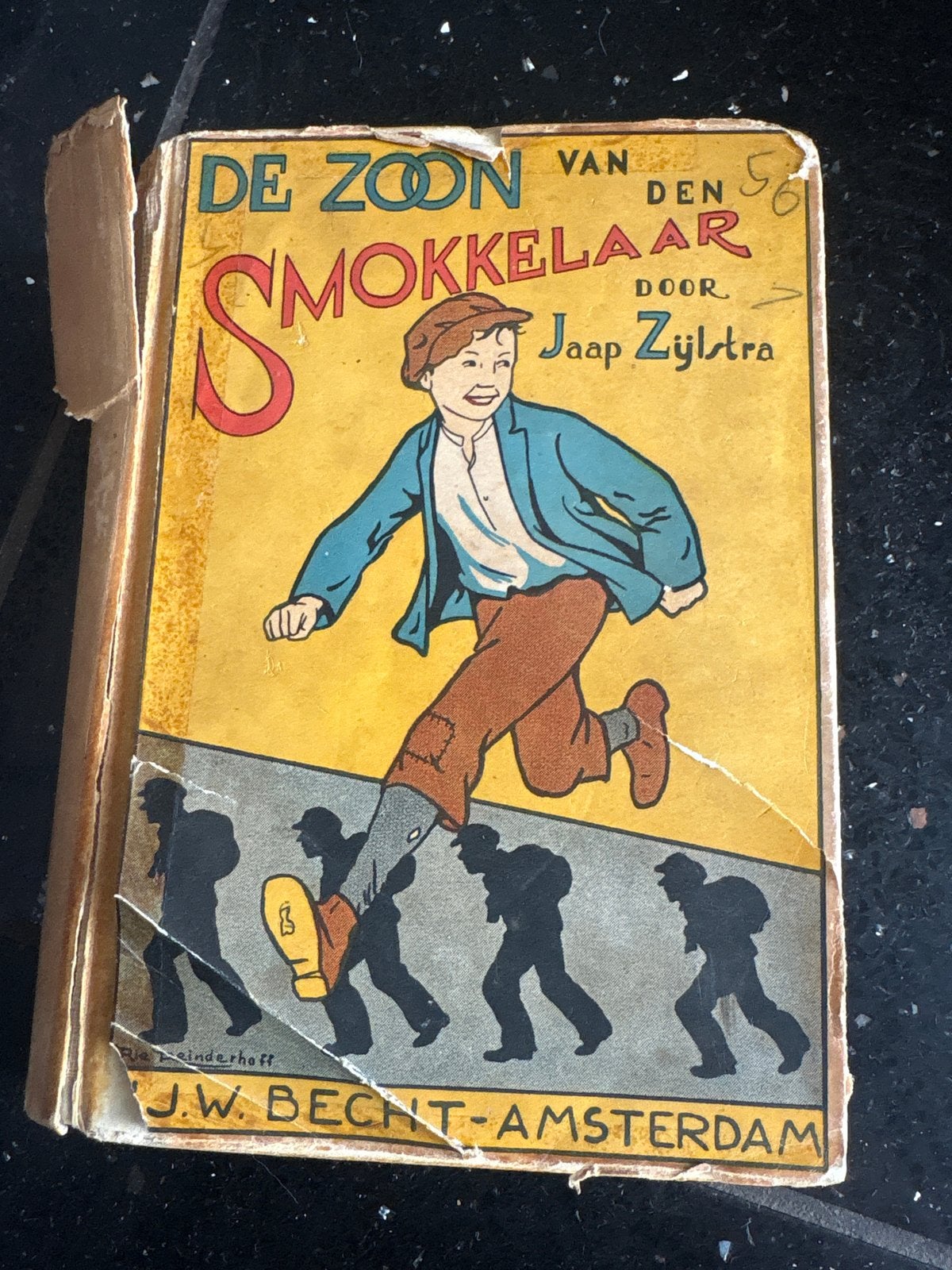 De Zoon van den Smokkelaar - Jaap Zylstra (Oud Kinderboek), Ophalen of Verzenden, Gelezen, Fictie algemeen