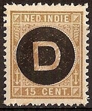Ned-Indie Dienst 3 postfris 1911, Postzegels en Munten, Postzegels | Nederlands-Indië en Nieuw-Guinea, Verzenden, Postfris, Nederlands-Indië