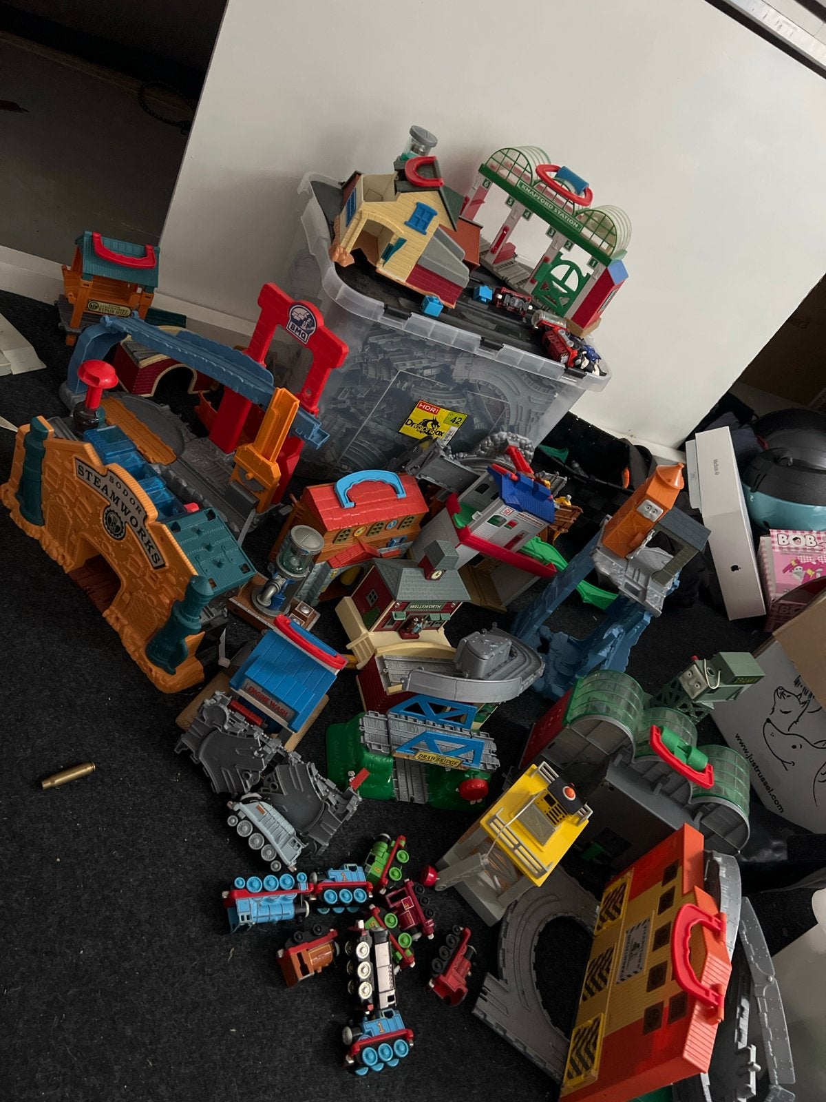 Grote Thomas de Trein collectie met opbergkoffer, Ophalen of Verzenden, Gebruikt
