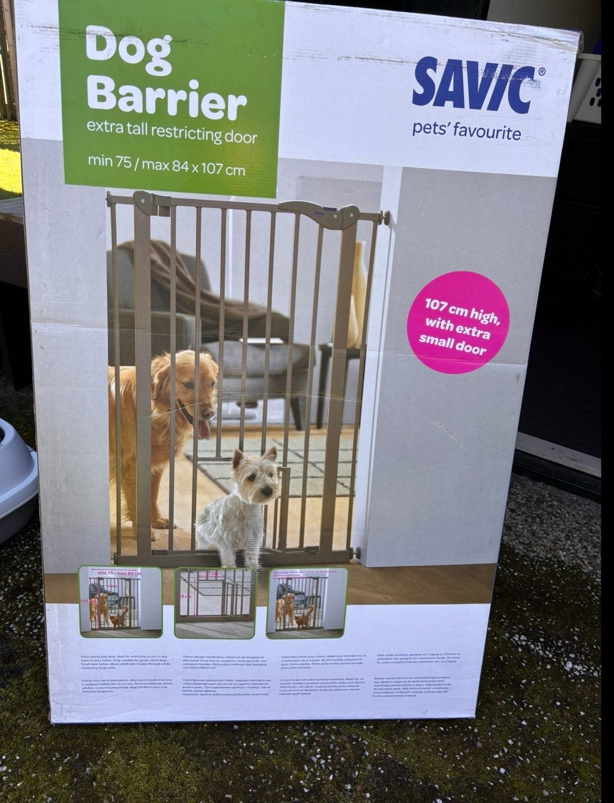 Traphek met kattendeurtje nieuw in doos, Ophalen, Nieuw