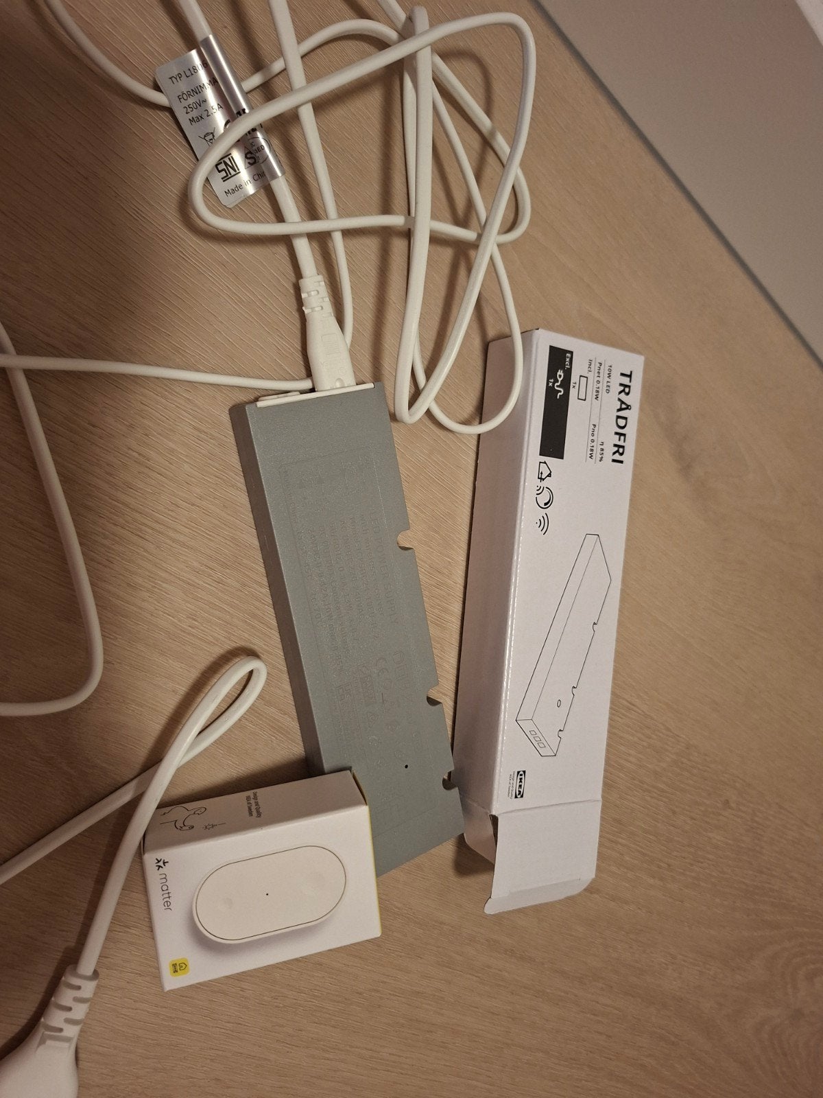 IKEA TRÅDFRI Draadloze Dimmer en Matter Sensor, Ophalen of Verzenden, Nieuw, Modern, minimalistisch