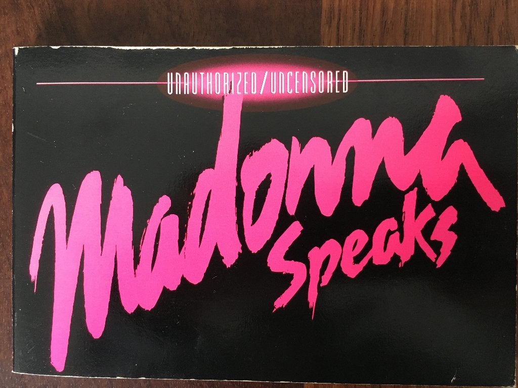 Boekje Madonna Speaks Unauthorized/Uncensored, Ophalen of Verzenden, Gelezen, Artiest