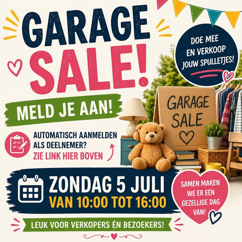 Garage sale druten puiflijk, Twee personen
