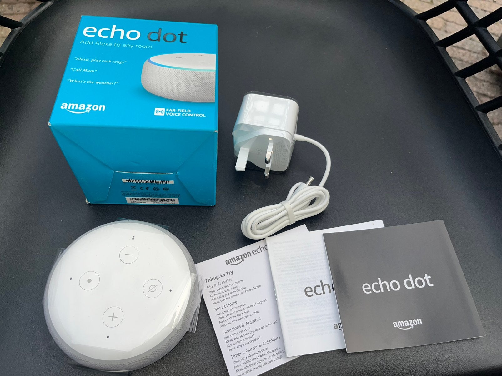 Amazon echo dot ongebruikt, Ophalen of Verzenden, Zo goed als nieuw