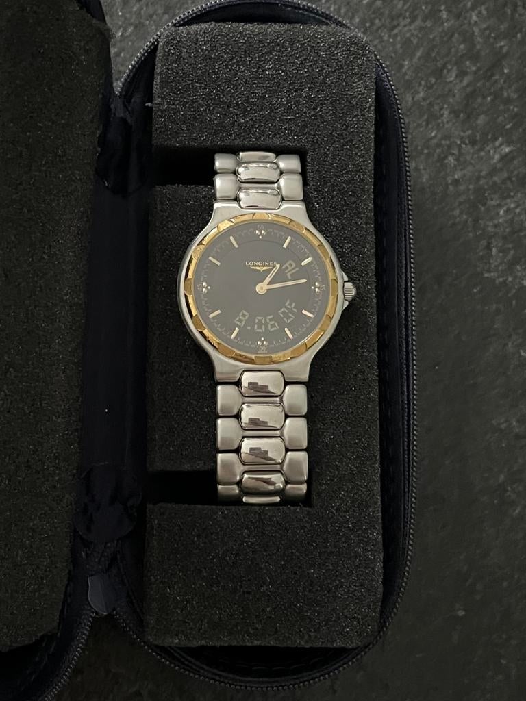 Longines Conquest V.H.P. Herenhorloge Staal/Goud, Overige merken, Staal, Polshorloge, Ophalen of Verzenden