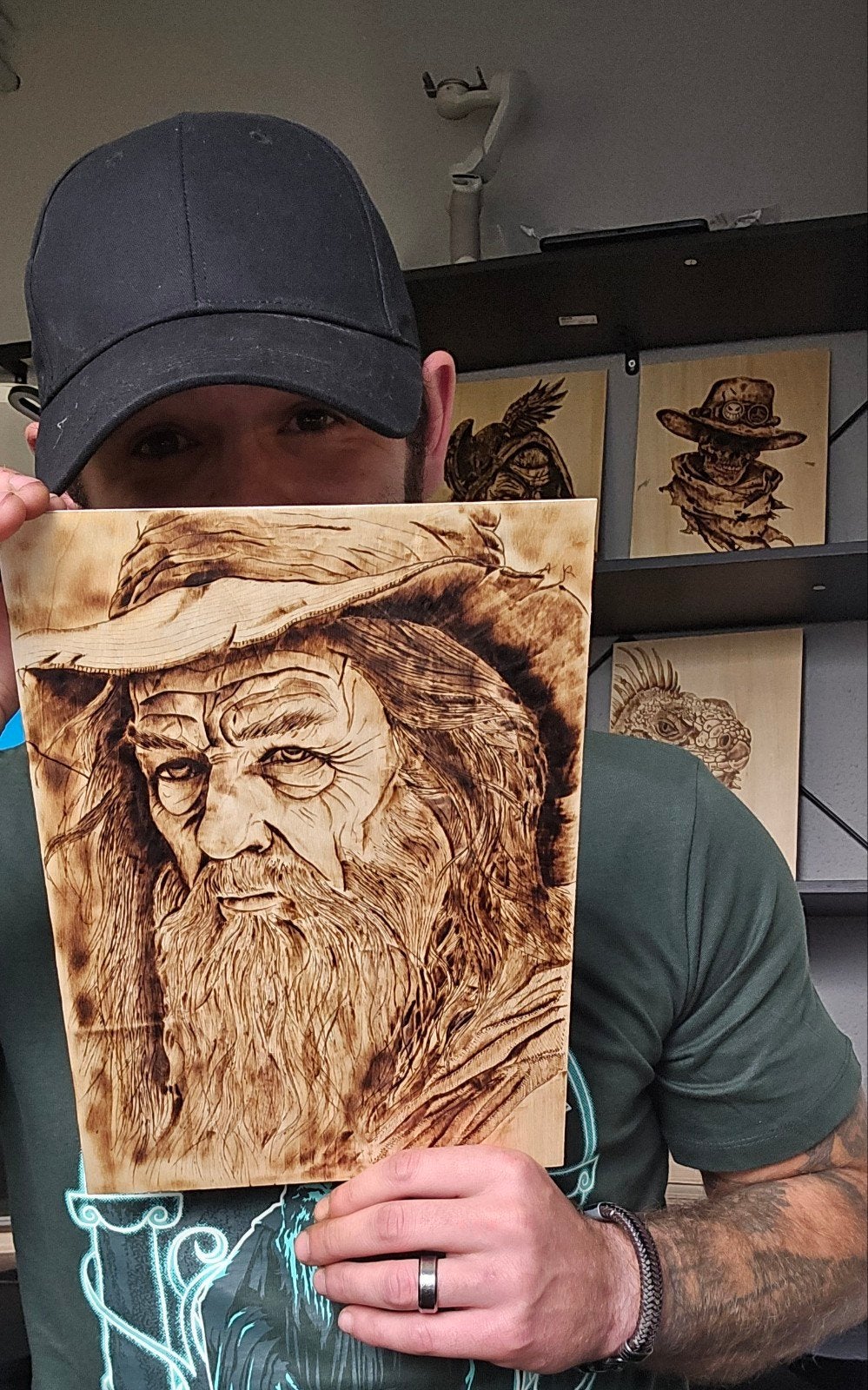 Pirografie Kunst op Maat – Uniek Cadeau, Ophalen, Nieuw, Tekening