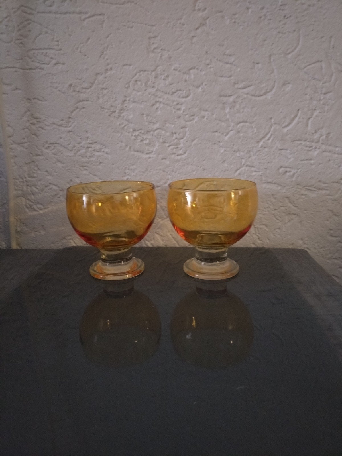 Vintage ijscoupe glazen - Set van 2, Ophalen of Verzenden