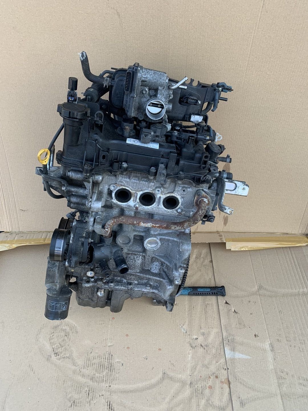 motor toyota IQ 1.0 KRFE motorblok 2008 tot 2015, Gebruikt, -, -, Ophalen of Verzenden