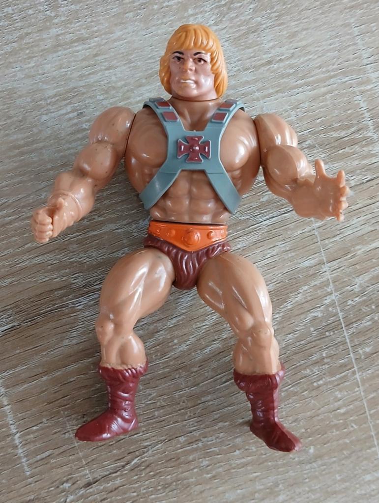 Vintage 1981 He-Man action figuur Masters of the universe, Ophalen of Verzenden, Gebruikt