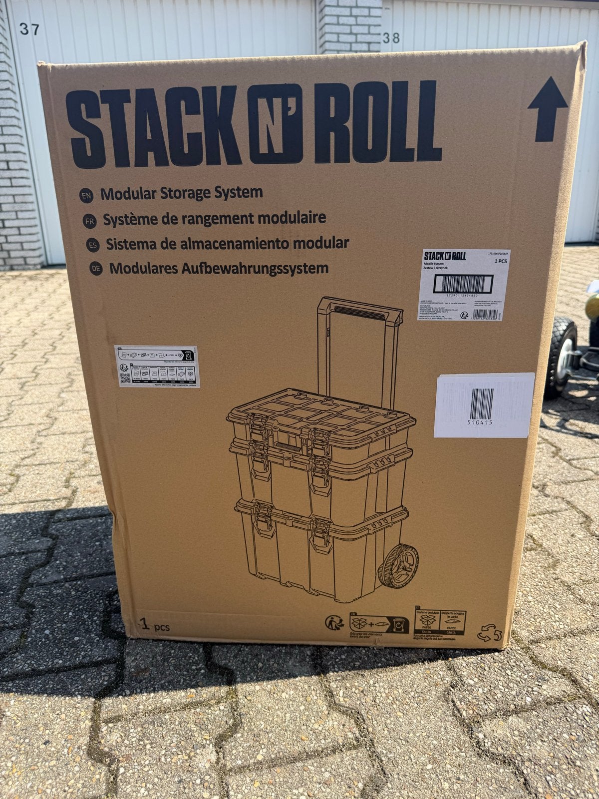 Nieuwe Keter Stack 'N' Roll Gereedschapswagen, Ophalen, Nieuw