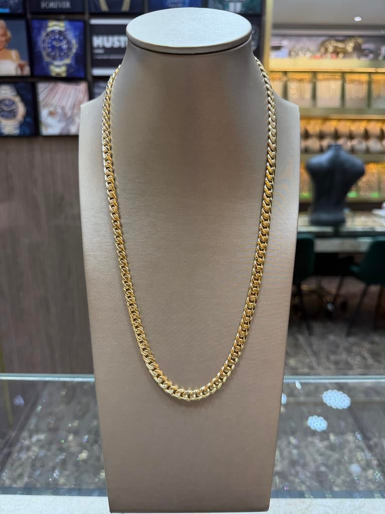 14KT Goud - 66.4 Gram - Ketting - CUBAN, Sieraden, Tassen en Uiterlijk, Kettingen, Ophalen, Nieuw, Goud