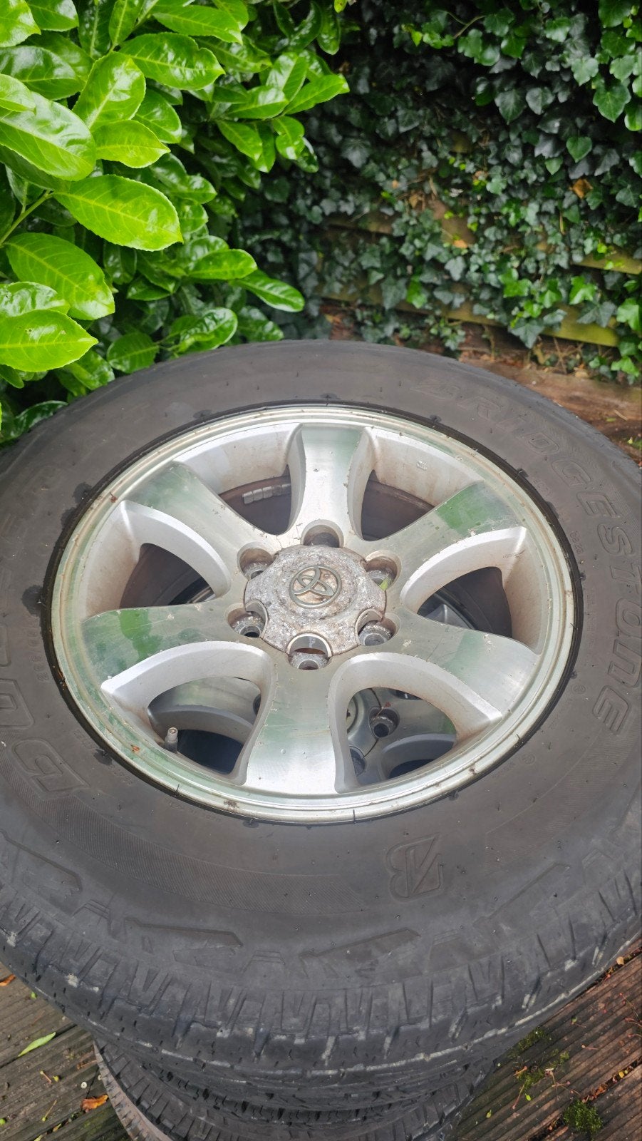 Toyota landcruiser wielen, Gebruikt, 265 mm, 17 inch, Ophalen of Verzenden