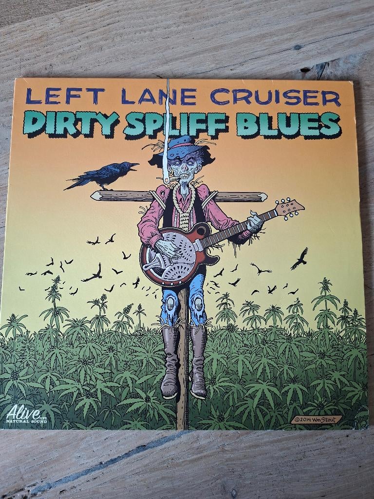Left Lane Cruiser LP Dirty Spliff Blues, Ophalen of Verzenden, Gebruikt, 12 inch, Poprock