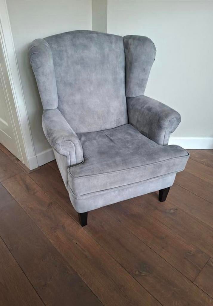 Velvet fauteuil 70 euro, Ophalen, 75 tot 100 cm, 50 tot 75 cm