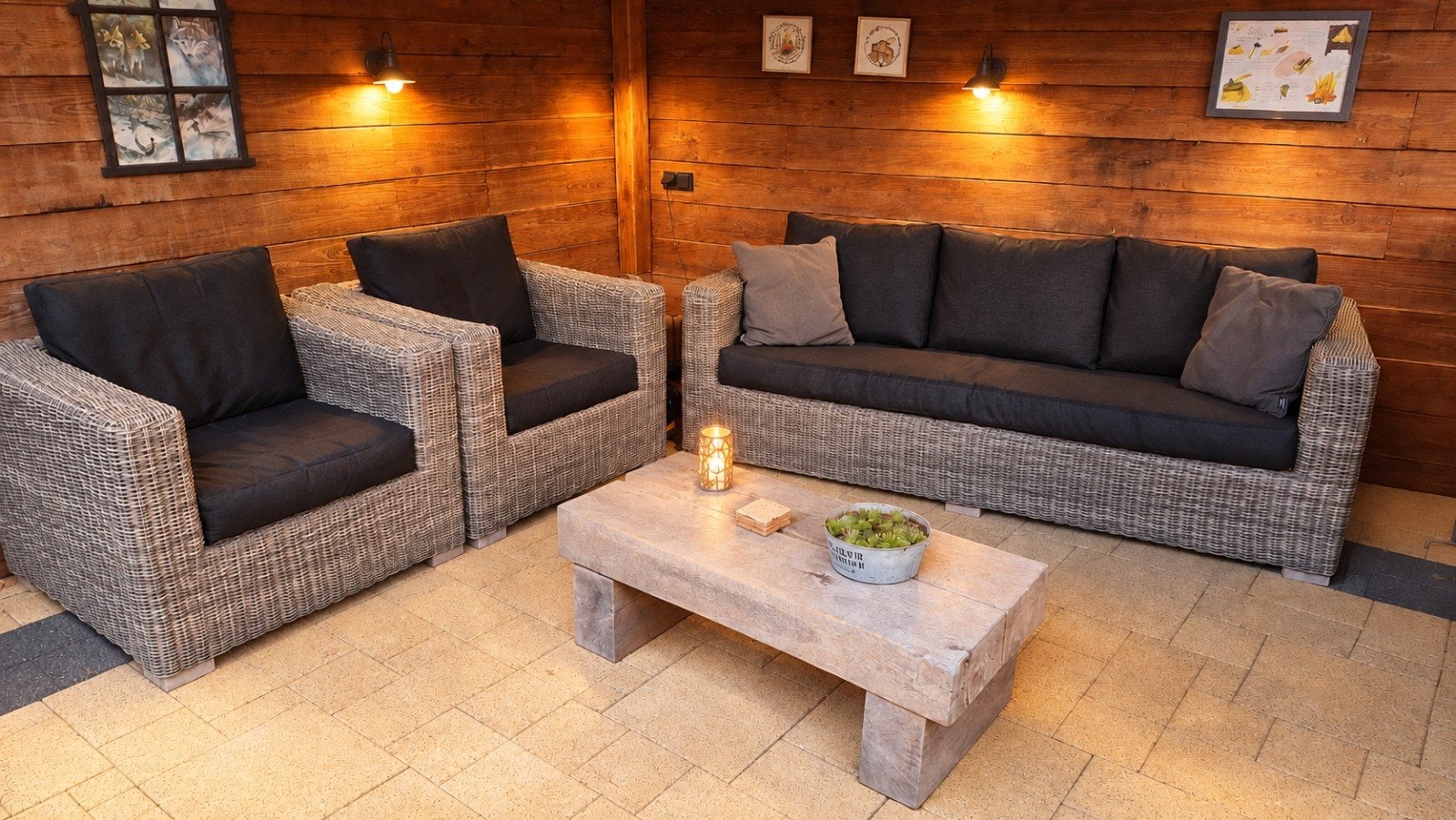 Prachtige Loungeset van het topmerk Life, Ophalen of Verzenden, Bank