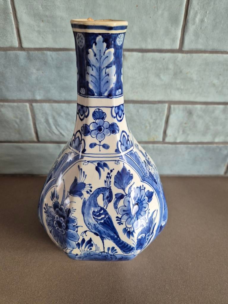 Royal Delft Pauw Vaas 1935, Ophalen of Verzenden