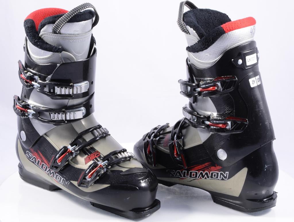 42 42,5 44,5 45 EU skischoenen SALOMON MISSION 550, 160 tot 180 cm, Gebruikt, Schoenen, Carve