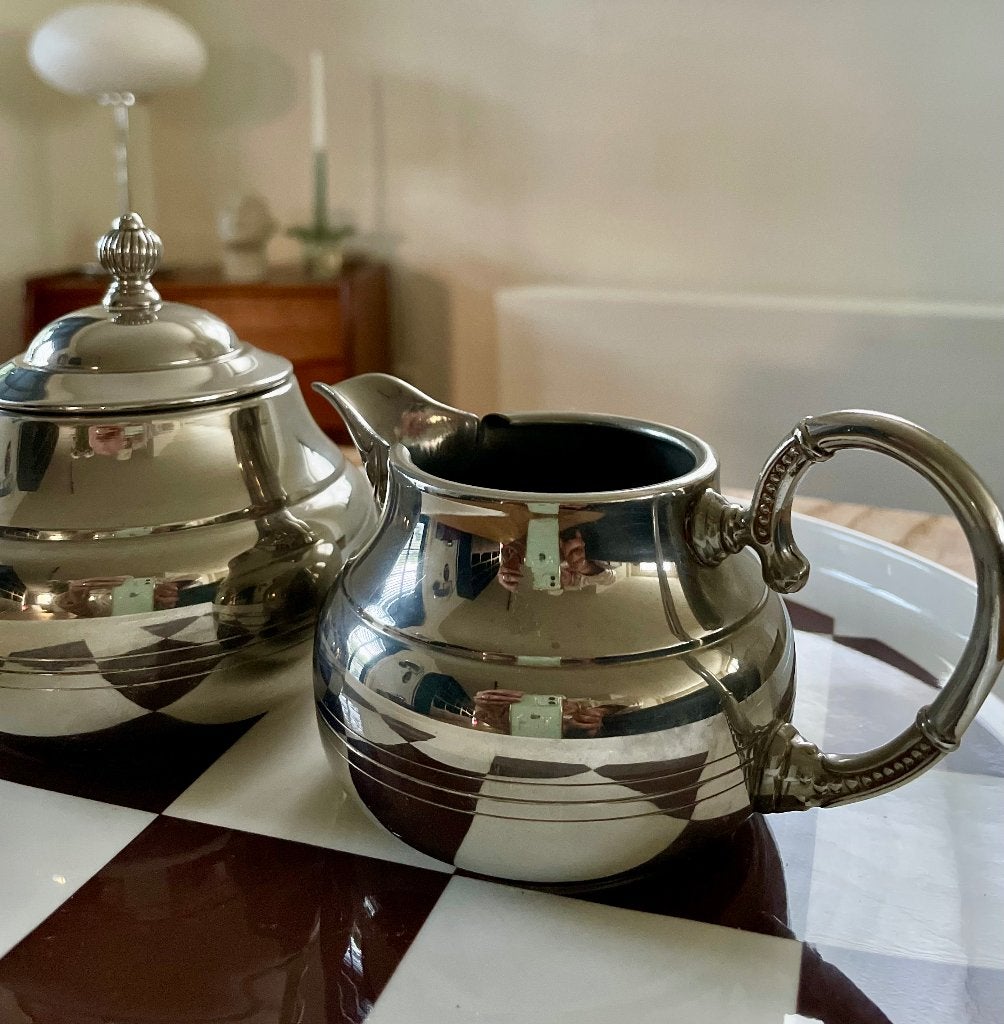 Daalderop Art Deco Roomstel / Suikerset  Jaren '30/'50, Ophalen of Verzenden