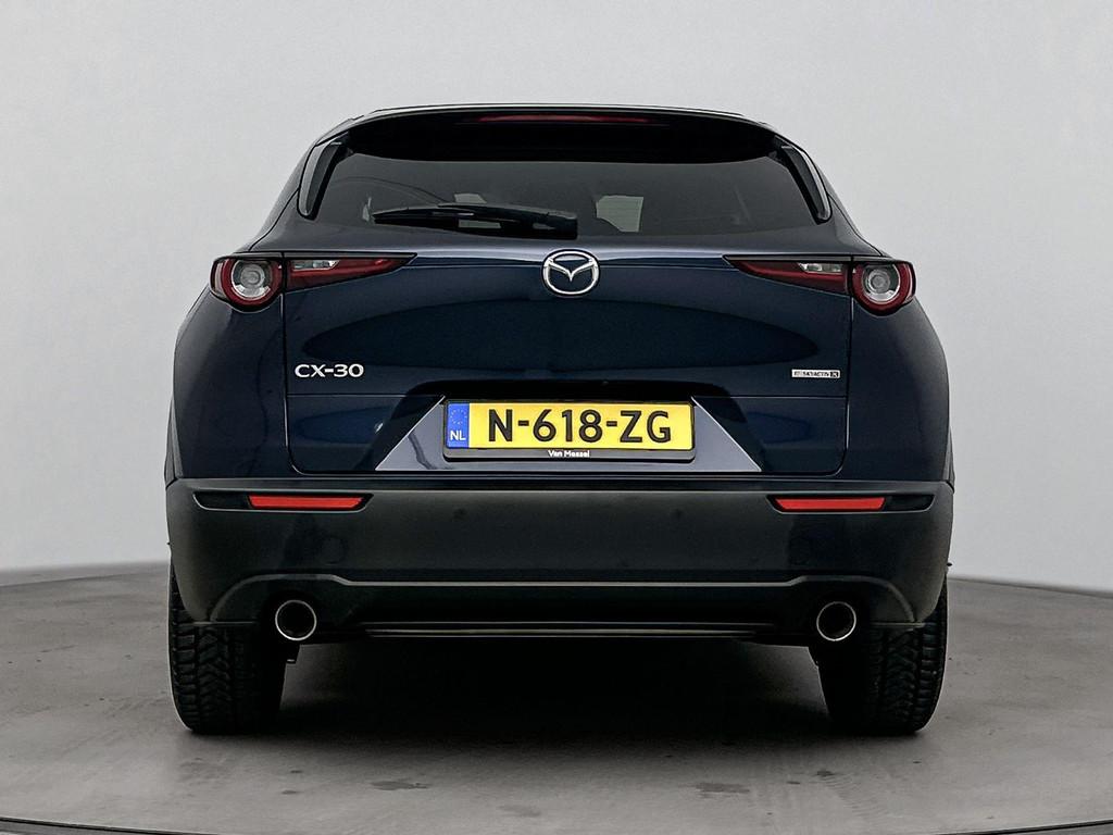 Mazda CX-30 2.0 e-SkyActiv-X M Hybrid Luxury 187PK | Automaa, Auto's, Mazda, 1998 cc, Gebruikt, Blauw, 600 kg