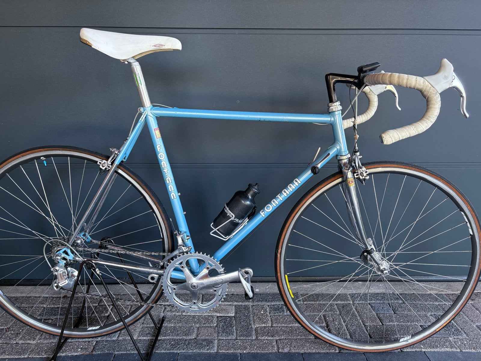 Italiaanse Fontana racefiets CT 55,5 cm, Campagnolo, Overige merken, 28 inch, Gebruikt, Heren