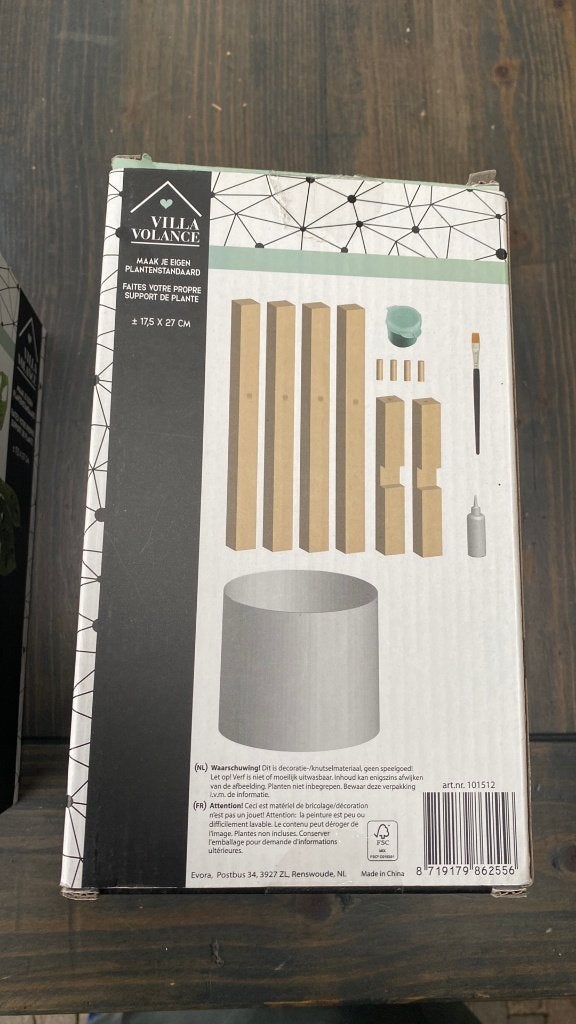 Bloempot op standaard 2 stuks NIEUW, Tuin en Terras, Overige materialen, Rond, Nieuw, Binnen