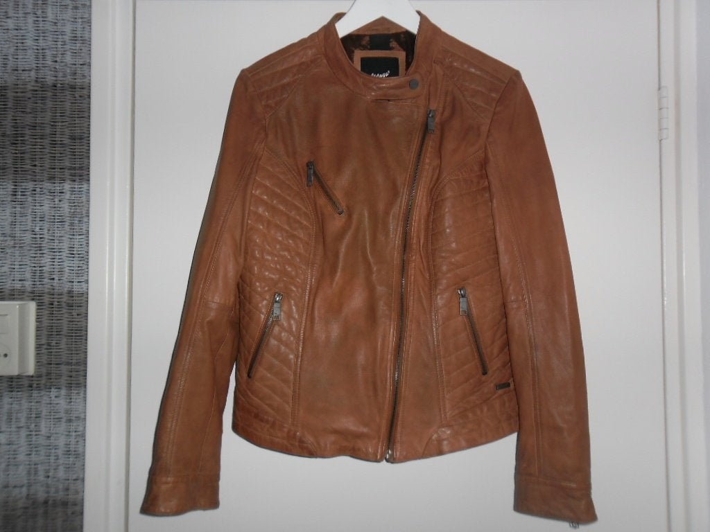 Maze Bruin Jasje Met Rits Maat L, Maat 38/40 (M), Bruin, Zo goed als nieuw, Jasje