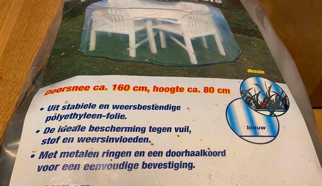 Ronde tuinmeubelhoes nieuw in verpakking, Ophalen of Verzenden, Nieuw