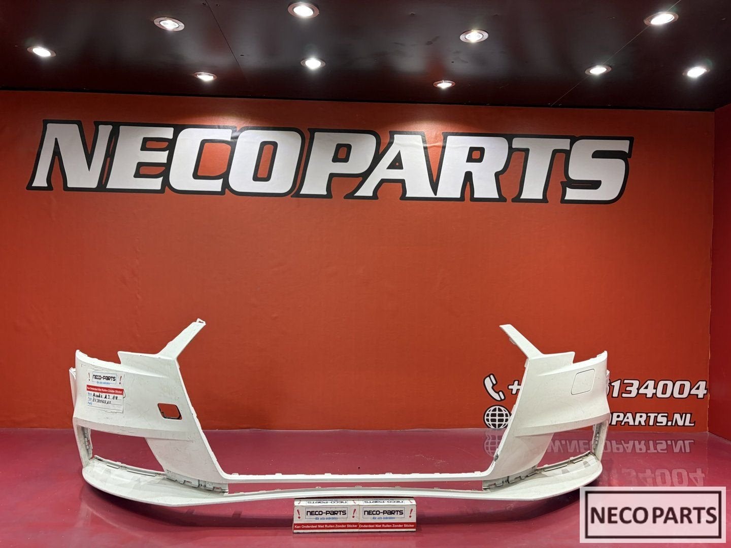 AUDI A3 8V VOORBUMPER ORIGINEEL 8V3807437AE, Gebruikt, -, -, Achter