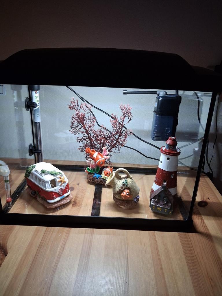 Aquarium met toebehoren van het merk superfish, Ophalen, Zo goed als nieuw, Leeg aquarium