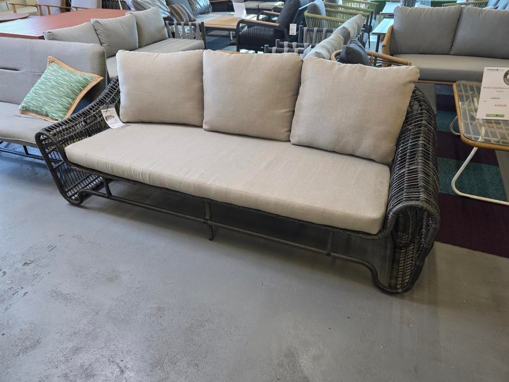 Mondial Living 3-zits loungebank voor binnen- en buiten, Tuin en Terras, Ophalen of Verzenden