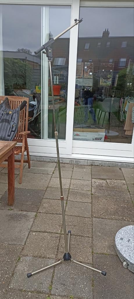 Mic boom microfoon standaard, Ophalen of Verzenden, Gebruikt, Microfoon