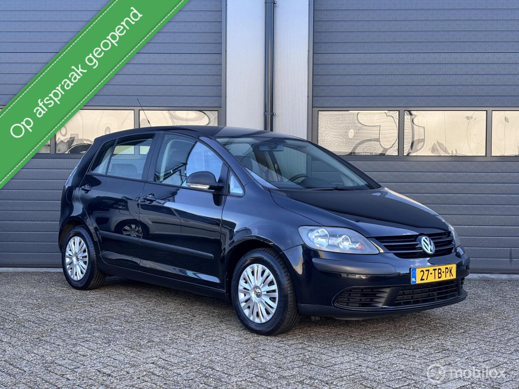 Volkswagen Golf Plus 1.6 FSI Trendline Business Automaat, Auto's, 4 cilinders, 116 pk, Zwart, Euro 4