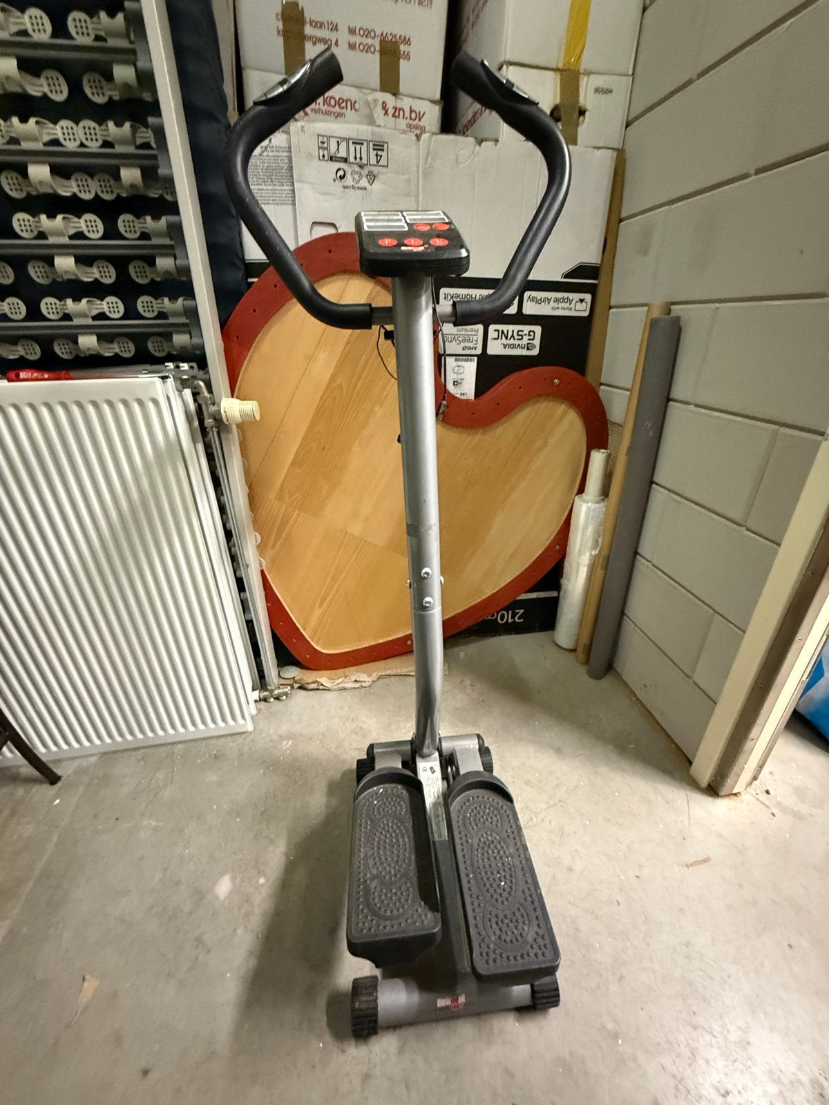Compacte Stepper met Display - Ideaal voor Thuisworkout, Ophalen, Gebruikt, Stepapparaat, Metaal