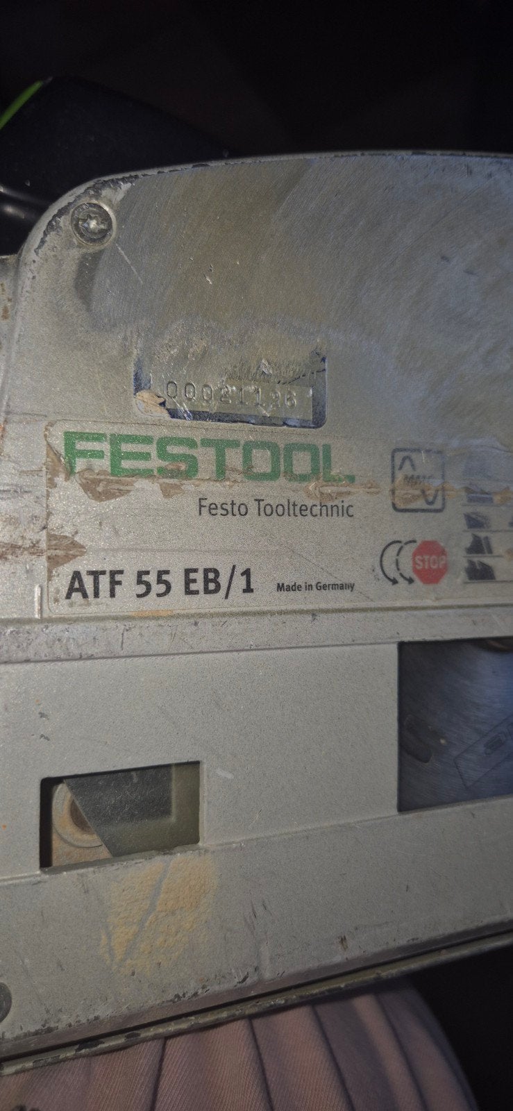 Festool ATF 55 EB/1 invalzaag met zaagblad en koffer, Doe-het-zelf en Verbouw, Gereedschap | Zaagmachines, Ophalen, Gebruikt, Invalzaag
