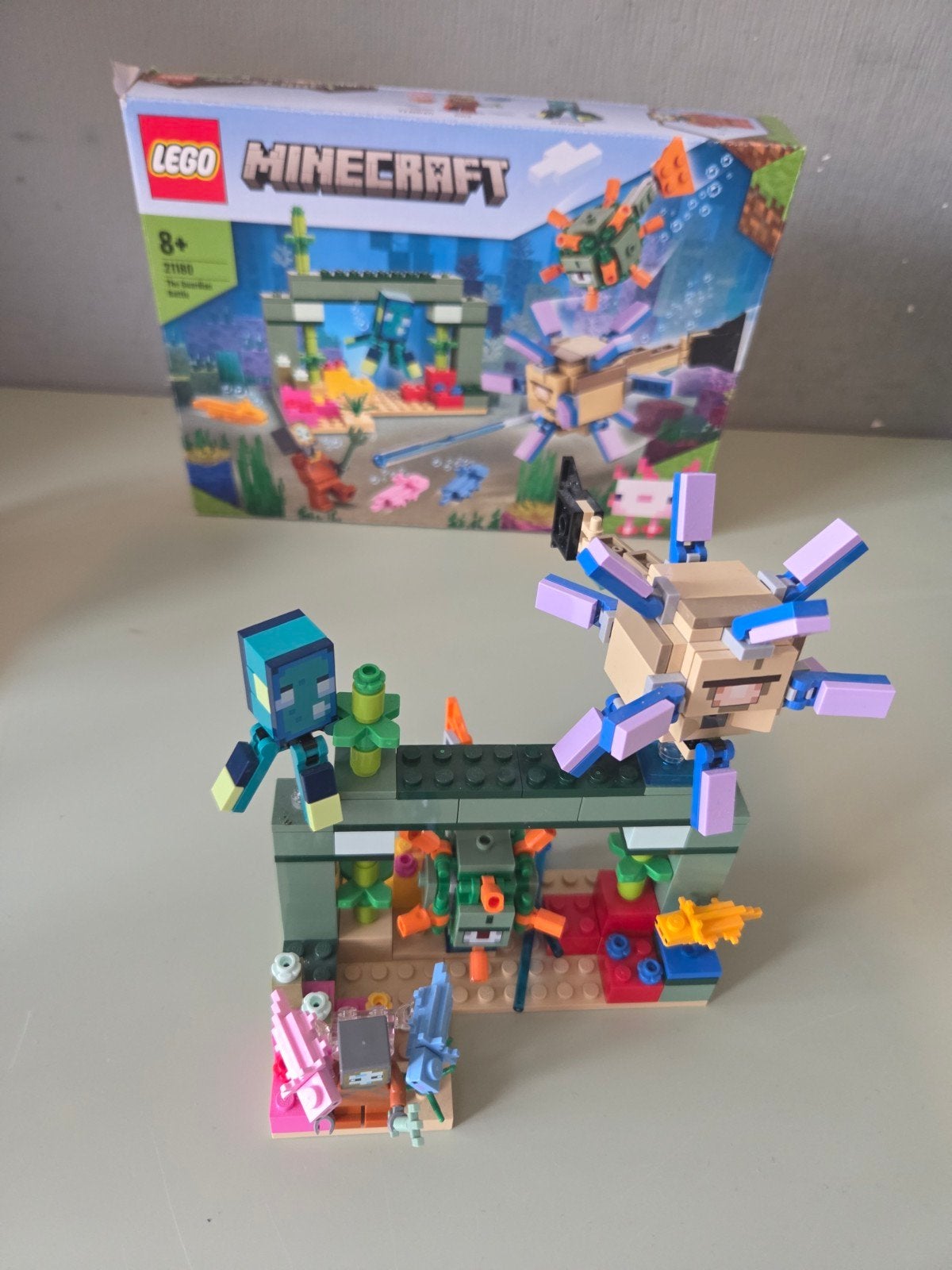 lego minecraft 21180 the guardian battle, Ophalen, Zo goed als nieuw