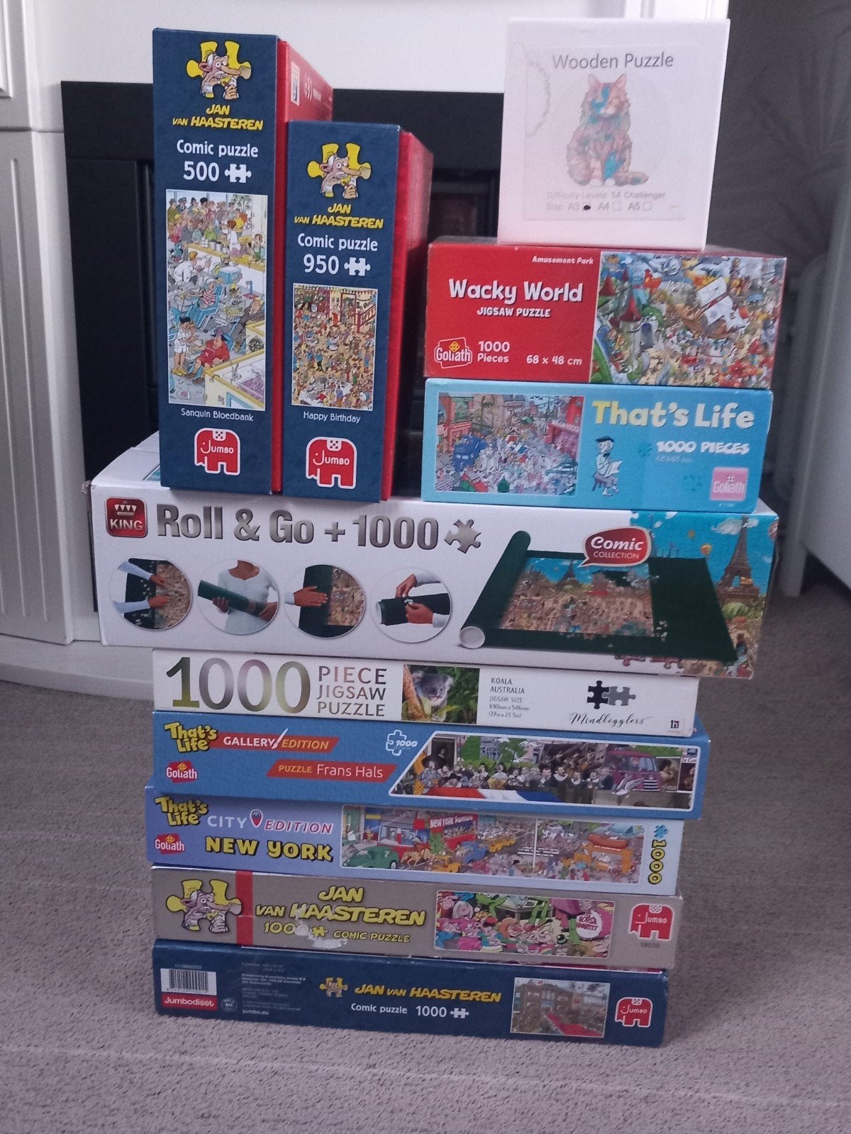 Diverse legpuzzels onder anderen Jan van Haasteren, Ophalen of Verzenden