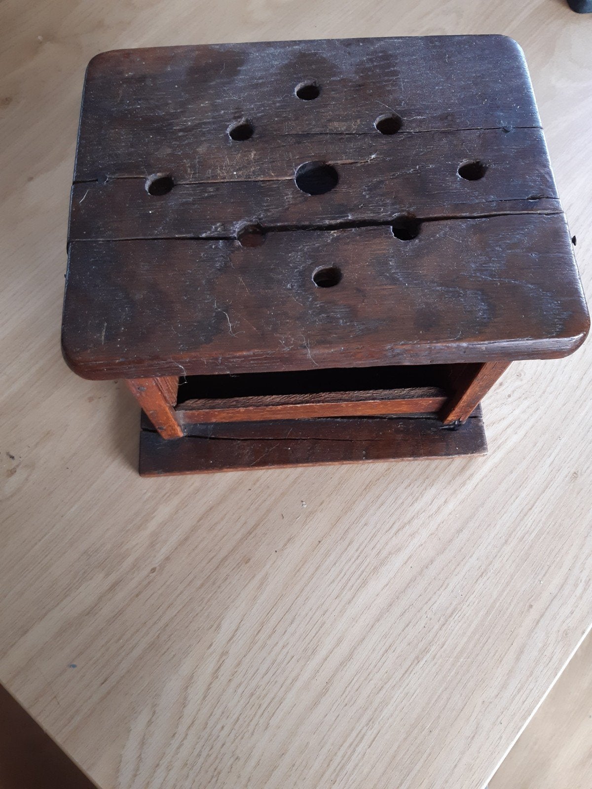 Antieke houten stoof (3), Ophalen of Verzenden
