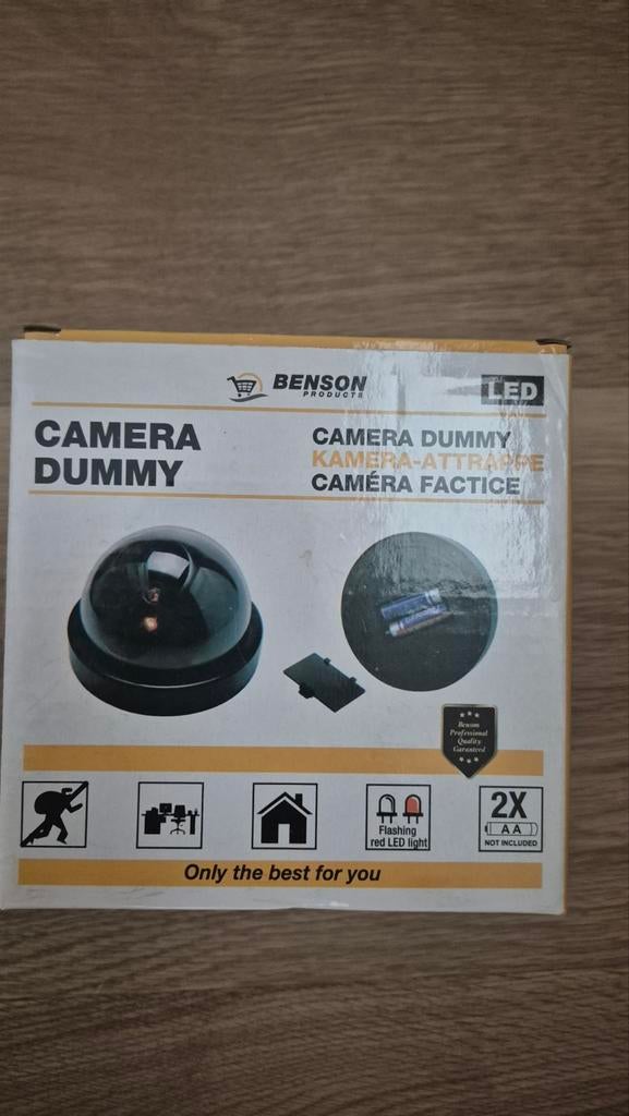 Benson Dummy Camera met Knipperend LED Licht, Verzenden, Nieuw, Buitencamera