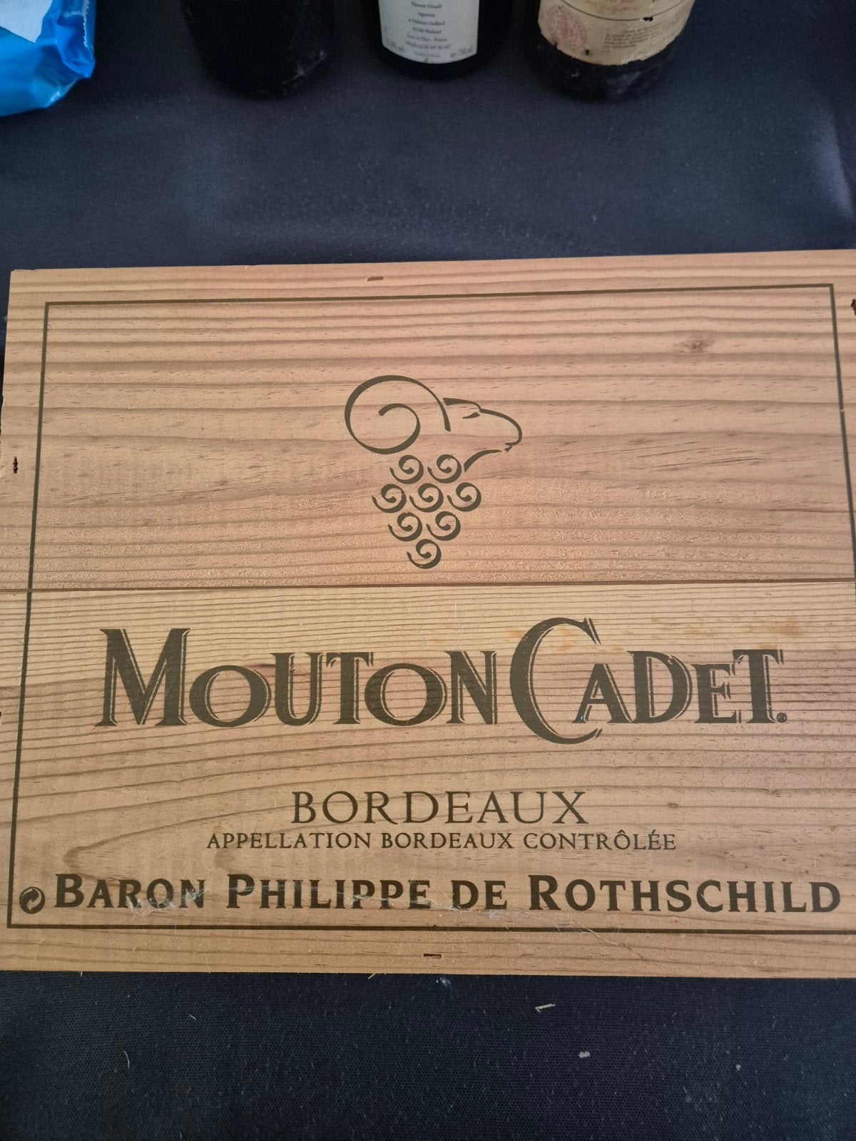 Mouton Cadet Bordeaux  - Philippe de Rothschild 3 flessen, Ophalen of Verzenden, Gebruikt, Frankrijk, Overige typen