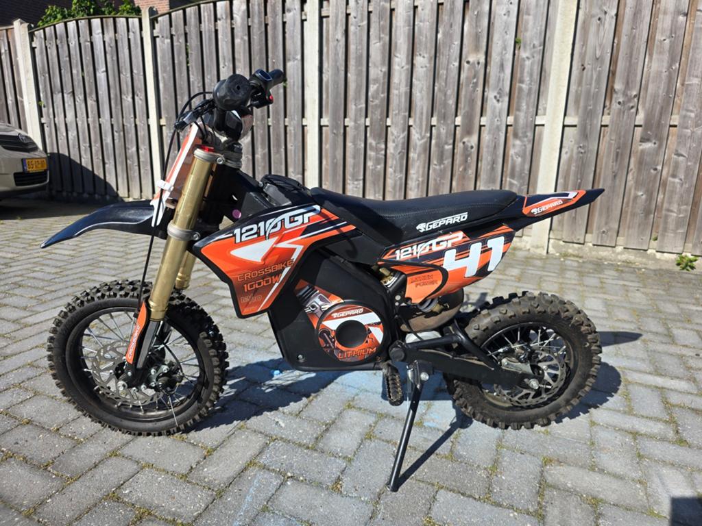 Gepard elektrische minibike pitbike 36V 1000W € 175 euro, Fietsen en Brommers, Minibikes, Midibikes en Pitbikes, Ophalen, Gebruikt