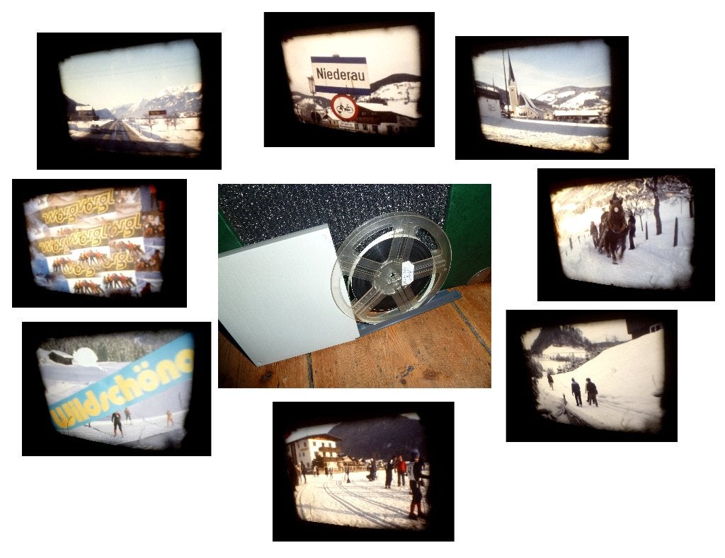 8mm film amateur 1984 Worgl Wintervakantie - kleur -, Audio, Tv en Foto, Filmrollen, Ophalen of Verzenden, 8mm film