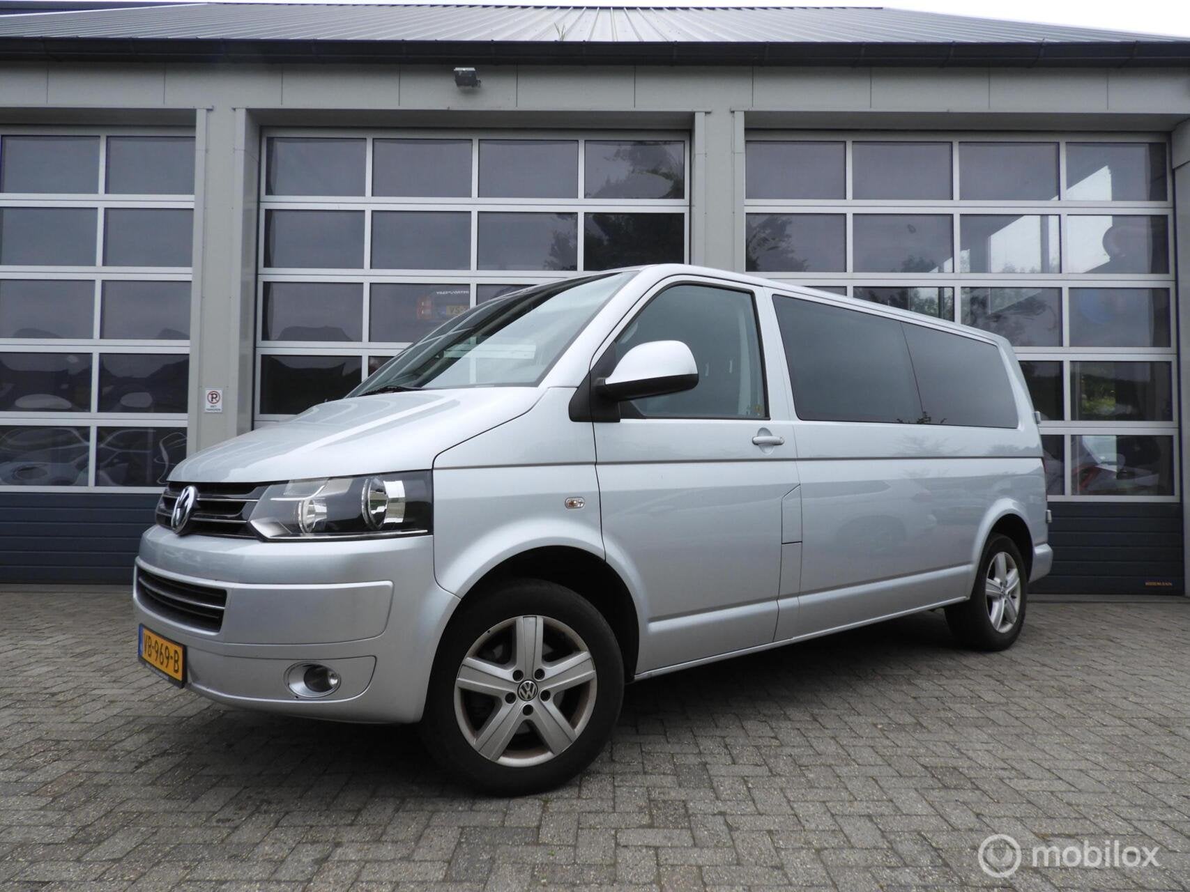 Volkswagen Transporter 2.0 TDI L2H1 Dubbel Cabine € Marge, Auto's, Bestelauto's, Euro 5, Stof, Gebruikt, 4 cilinders